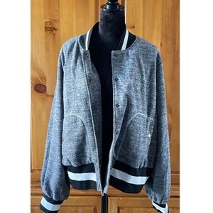 NWT Ampersand Ave Cool Girl Bomber Jacket